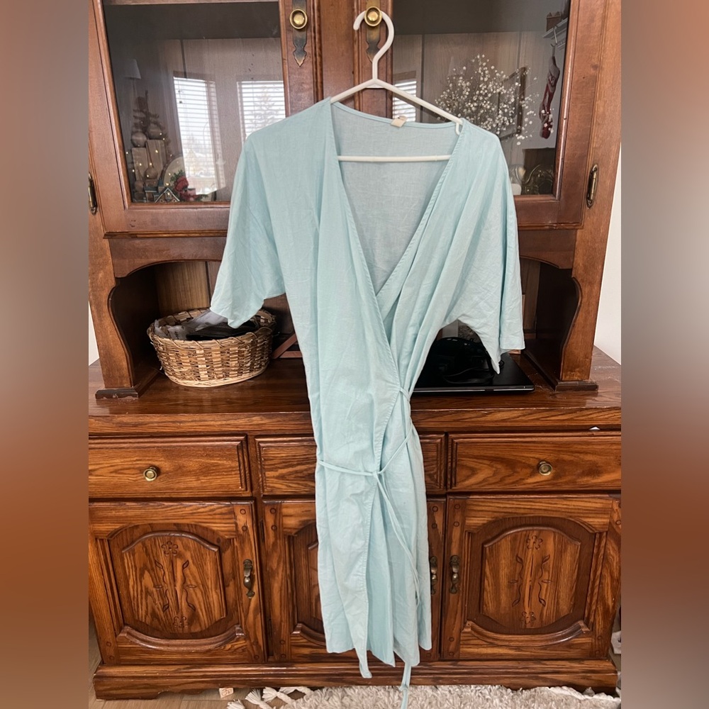 Grae Cove Linen Wrap Dress